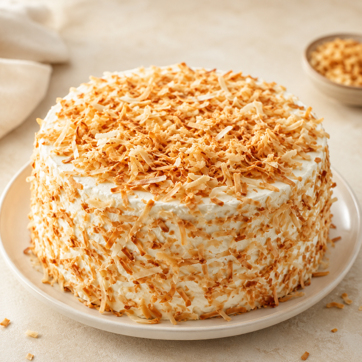 Bolo de coco queimado