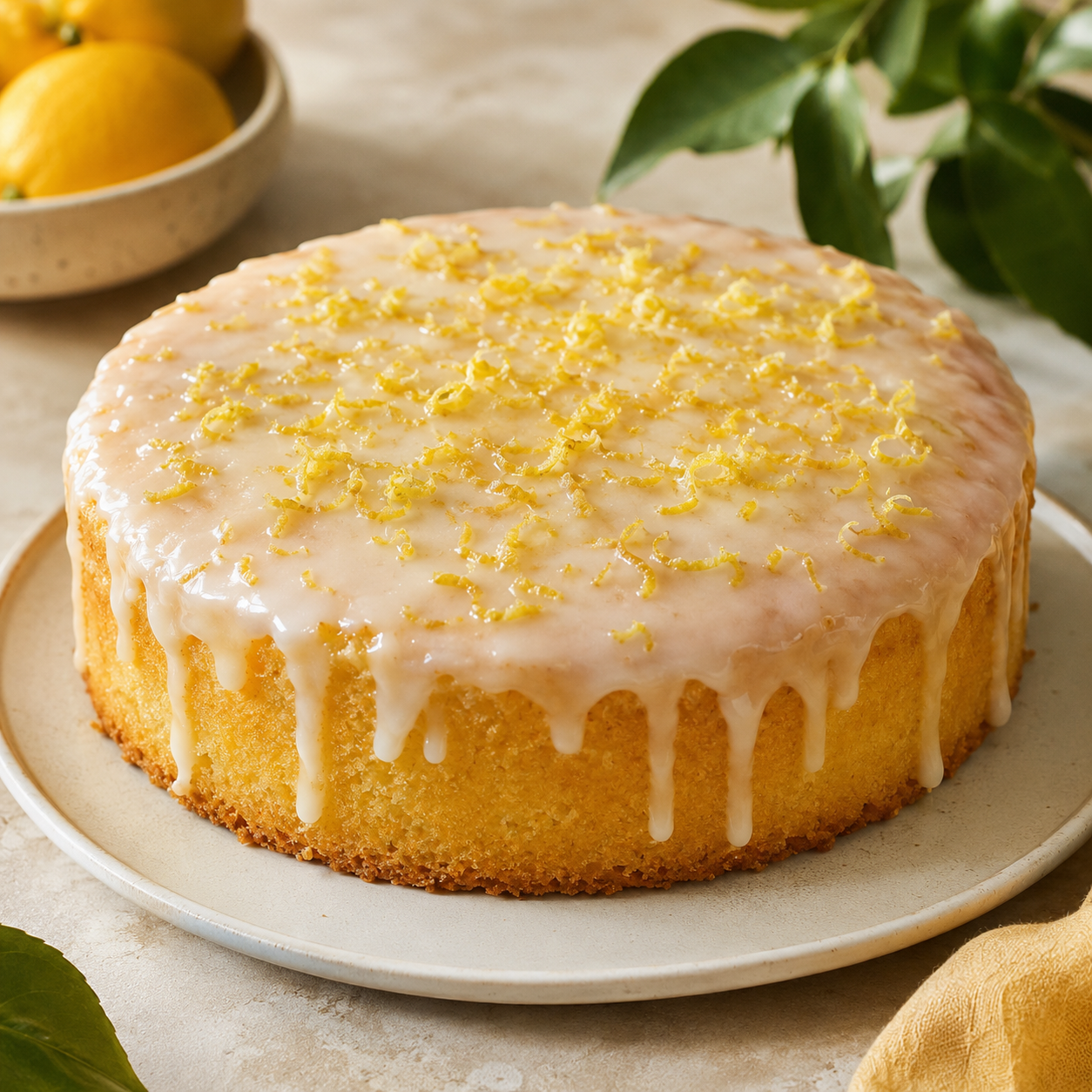 Bolo de limão-siciliano